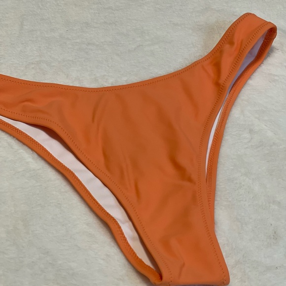 Orange low waisted bikini bottom - Picture 2 of 4